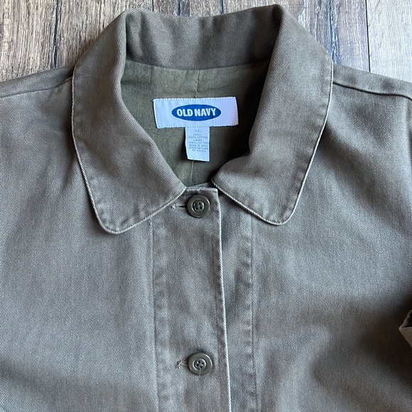 Old Navy Army green Utility Jacket - Picture 2 of 5